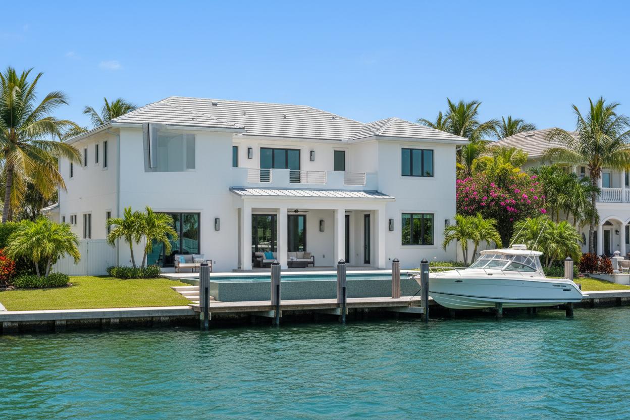 Building envelope repair Royal Harbor Naples waterfront home
