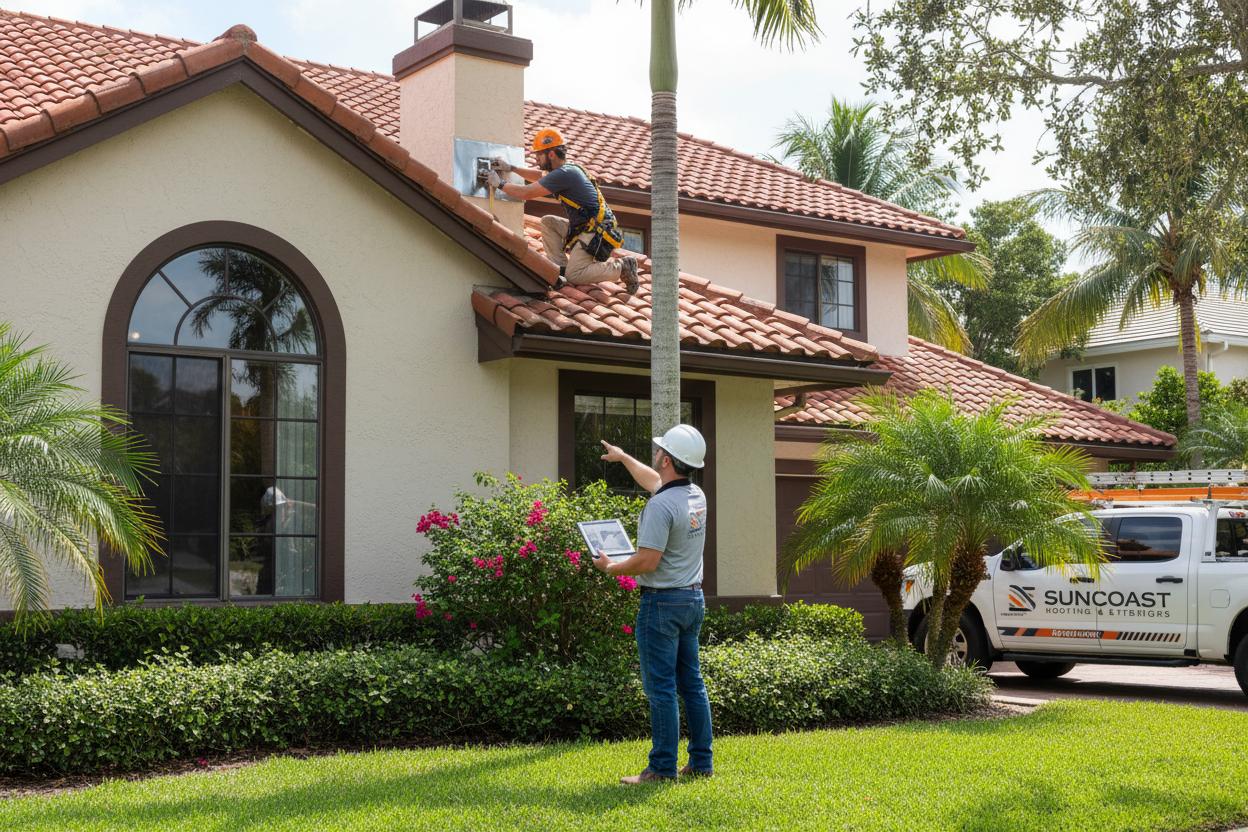 Roof and exterior building envelope repair coordination Naples FL
